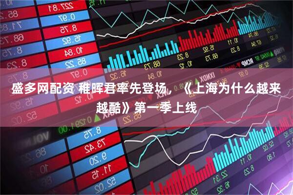 盛多网配资 稚晖君率先登场，《上海为什么越来越酷》第一季上线